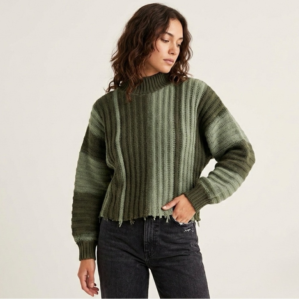Grey Collective Mockneck Sweater | Size L
